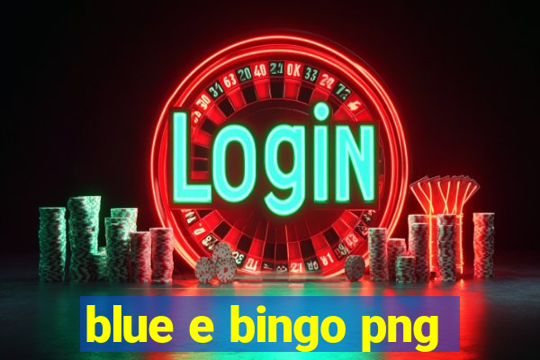 blue e bingo png