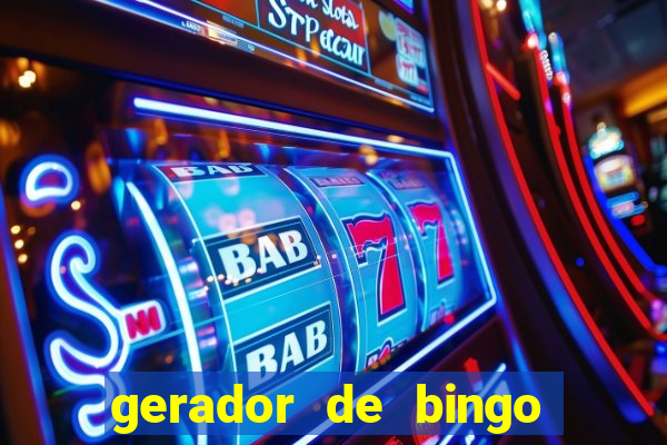 gerador de bingo de palavras