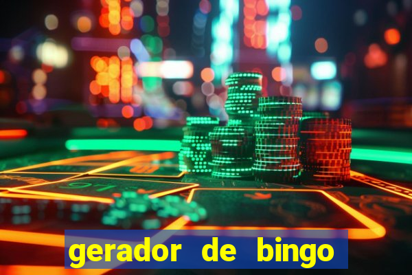 gerador de bingo de palavras