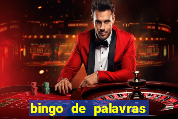 bingo de palavras 3 ano