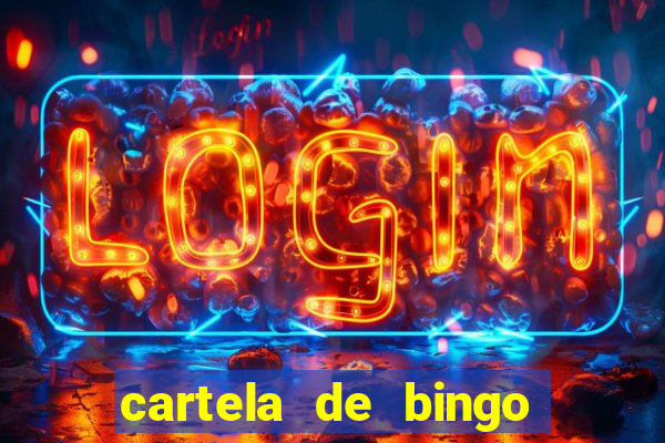 cartela de bingo cha de panela