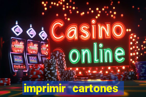 imprimir cartones de bingo