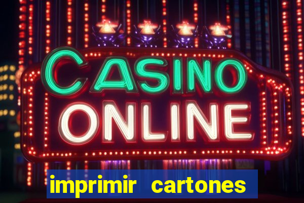 imprimir cartones de bingo